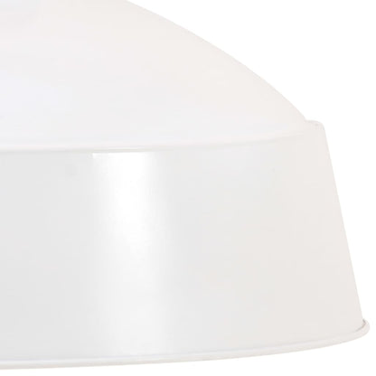 Hängelampe Industriestil 58 Cm E27 Weiß