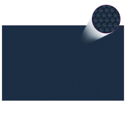 Treibende Pool-Solarplane Pe Schwarz Und Blau