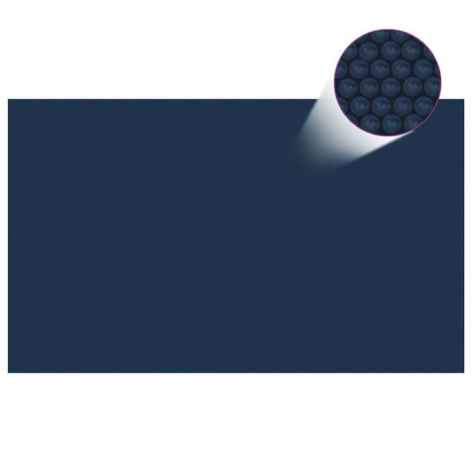 Treibende Pool-Solarplane Pe Schwarz Und Blau