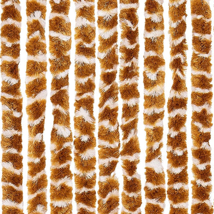 Insektenschutz-Vorhang Chenille Ocker Und Weiß