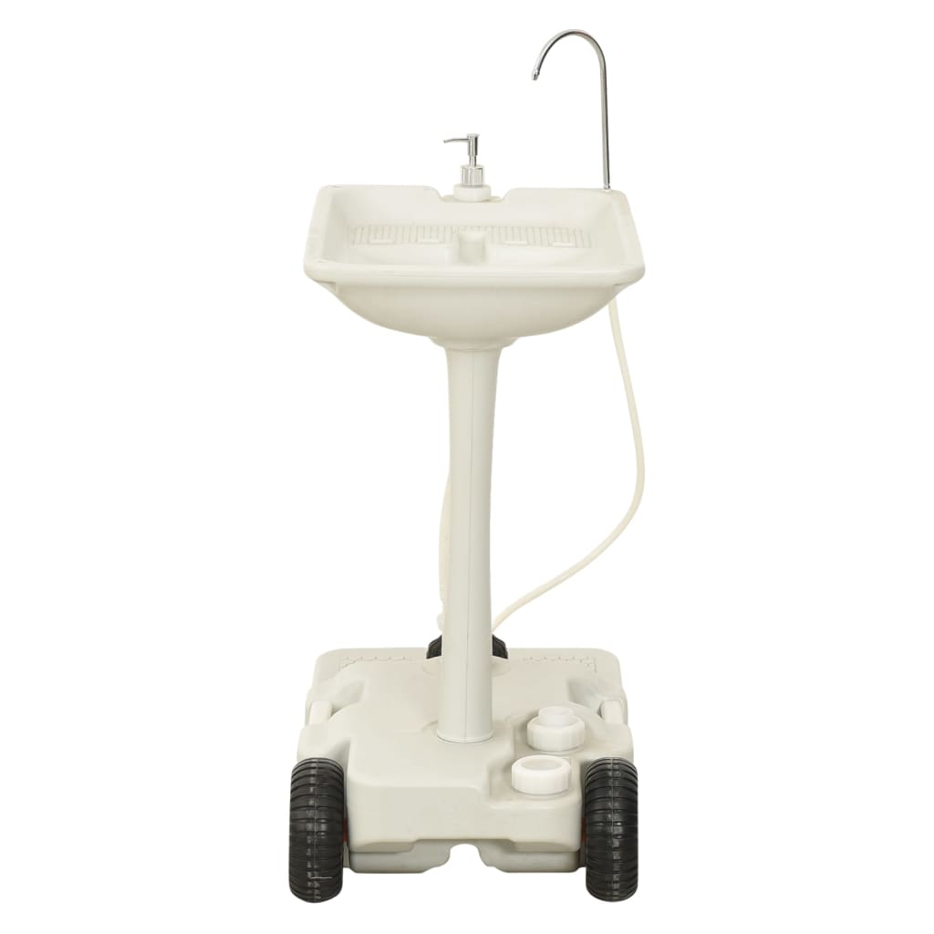 Camping-Handwaschbecken Mit Spender 35 L Grau