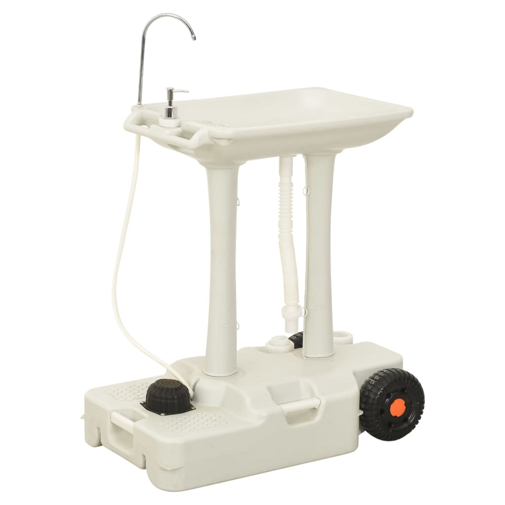 Camping-Handwaschbecken Mit Spender 35 L Grau