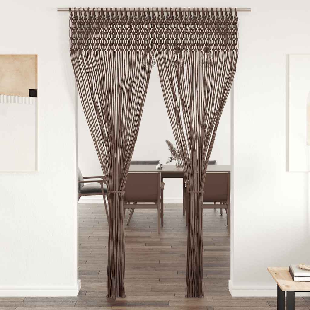 Makramee Vorhang 140×240 Cm Baumwolle