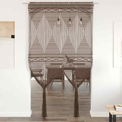 Makramee Vorhang 140X240 Cm Baumwolle