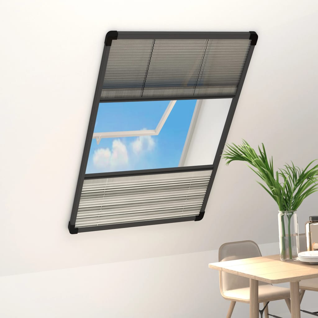 Insektenschutz-Plissee Für Fenster Jalousie Aluminium