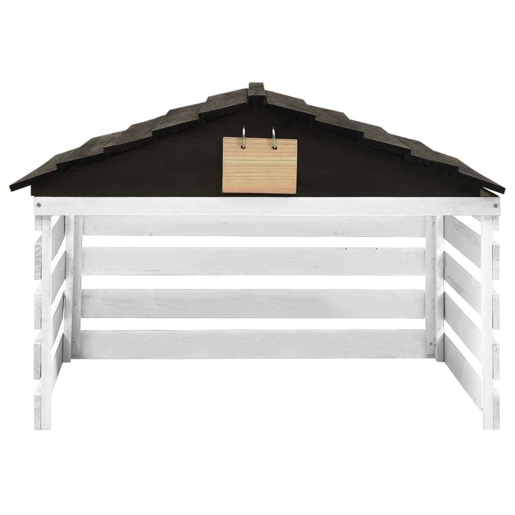 Mähroboter-Garage 78X74X54 Cm Tannenholz