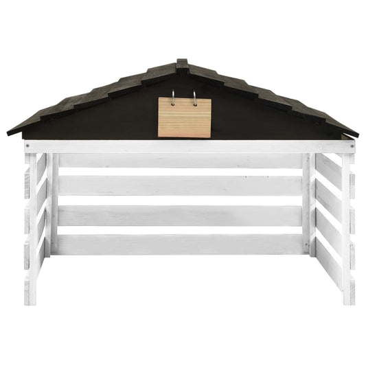 Mähroboter-Garage 78X74X54 Cm Tannenholz