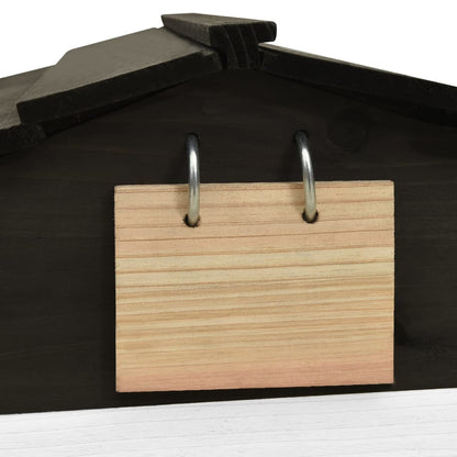Mähroboter-Garage 78X74X54 Cm Tannenholz