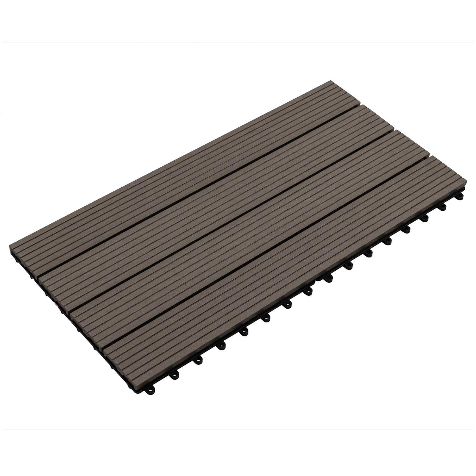 Terrassenfliese 6 Pcs 60 X 30 Cm Wpc