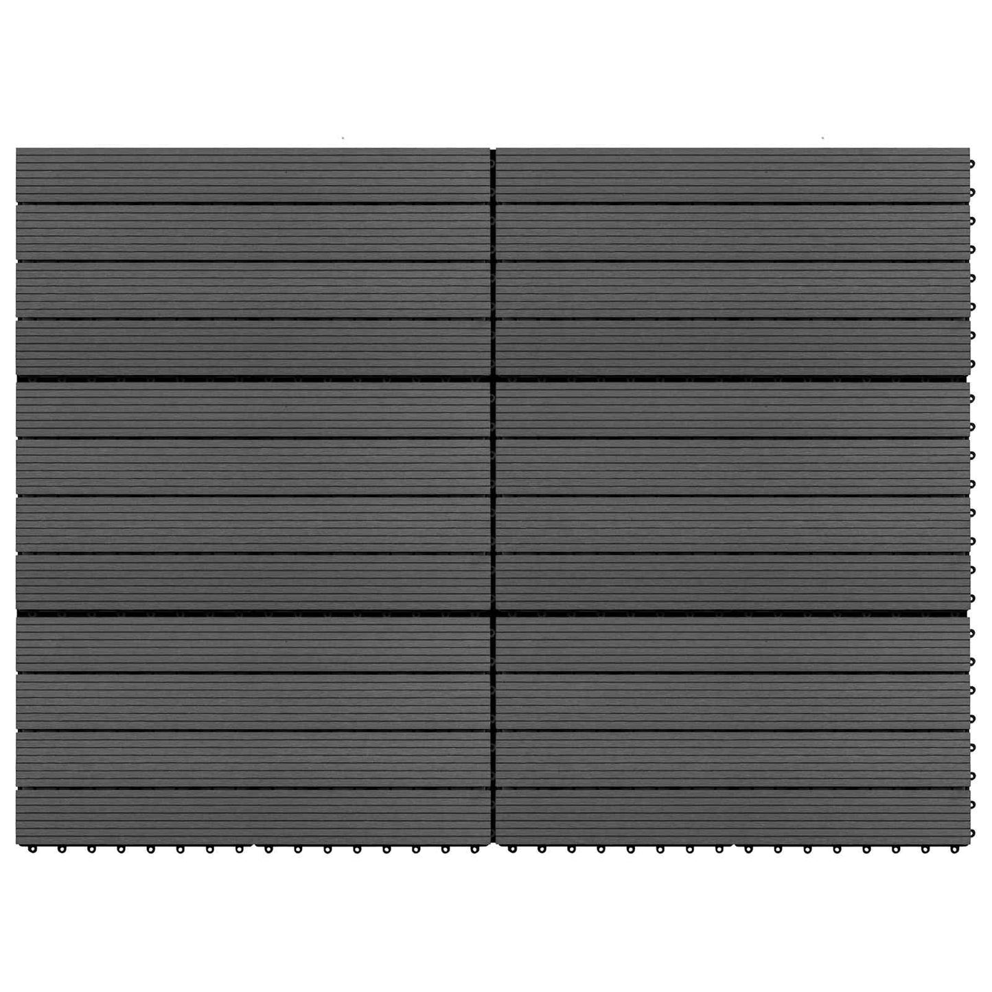 Terrassenfliese 6 Pcs 60 X 30 Cm Wpc