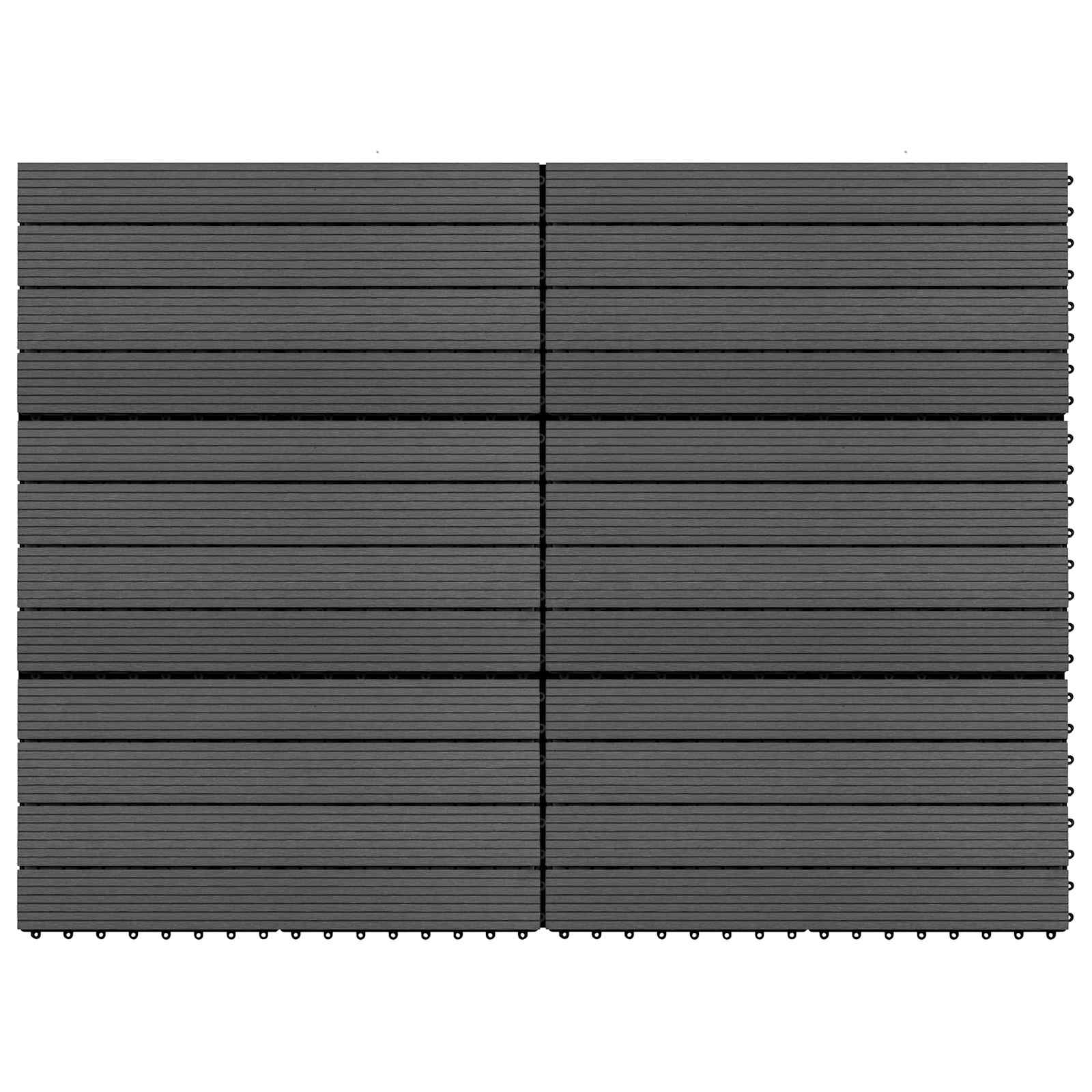 Terrassenfliese 6 Pcs 60 X 30 Cm Wpc