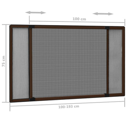 Ausziehbarer Insektenschutz Für Fenster (100-193)X75 Cm