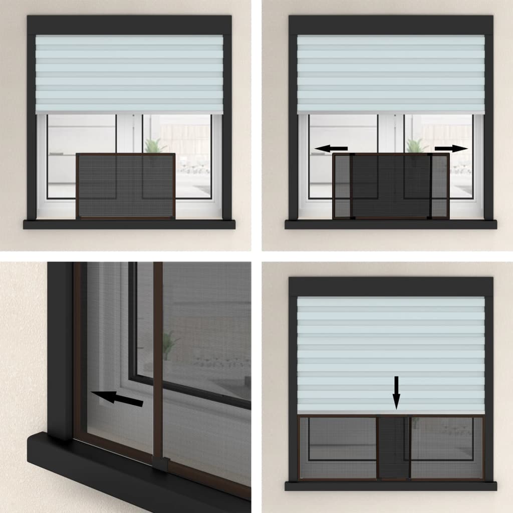 Ausziehbarer Insektenschutz Für Fenster (100-193)X75 Cm