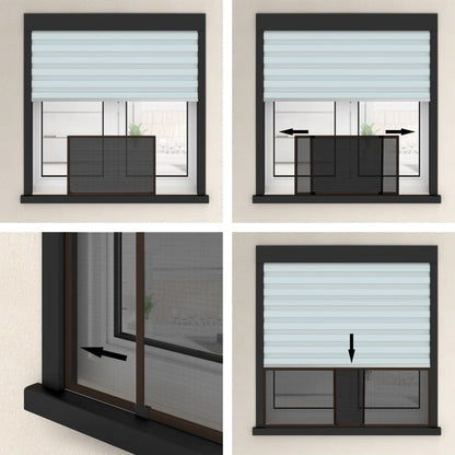 Ausziehbarer Insektenschutz Für Fenster (100-193)X75 Cm