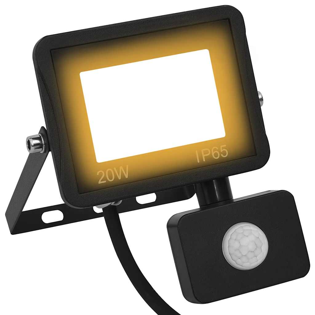 Led-Fluter Mit Sensor 50W Warmweiß