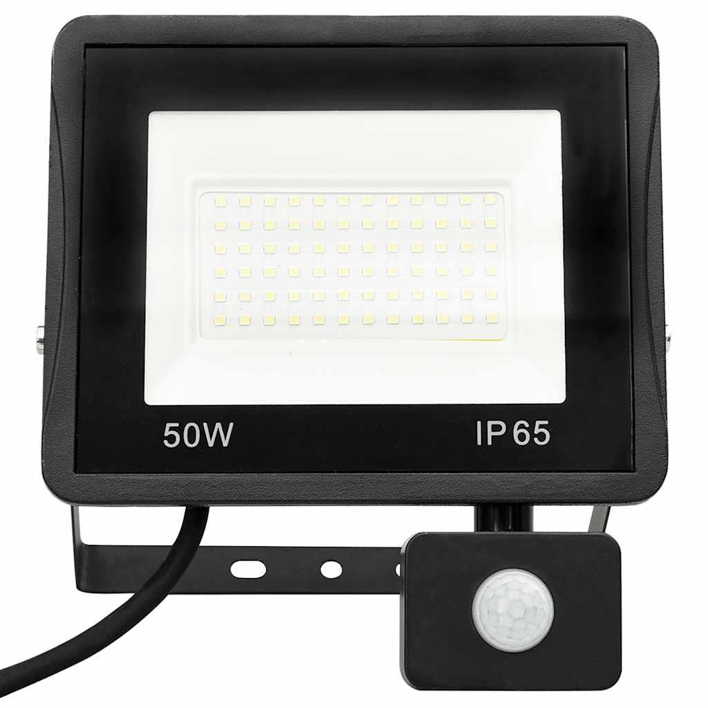 Led-Fluter Mit Sensor 50W Warmweiß