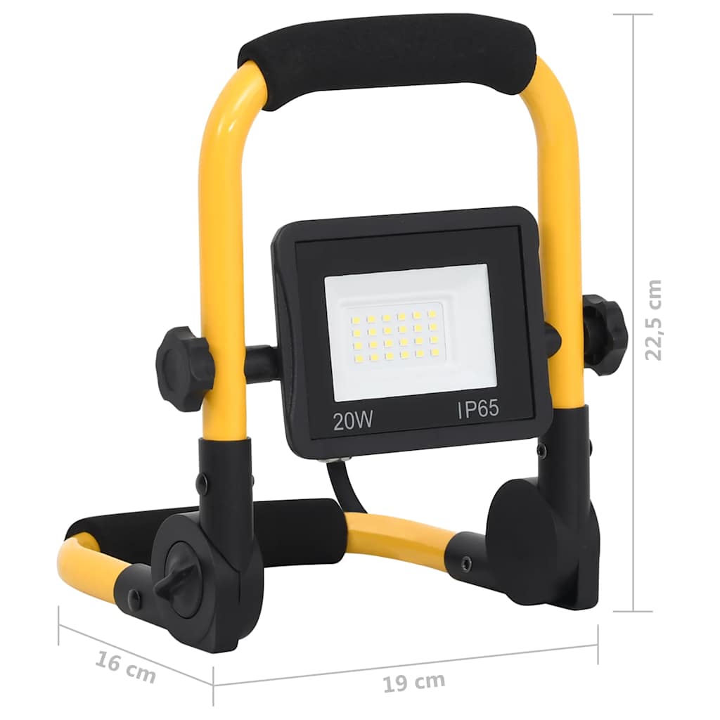 Led-Fluter Mit Handgriff Warmweiß