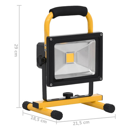 Led-Strahler Wiederaufladbar Mit Handgriff 30W Kaltweiß