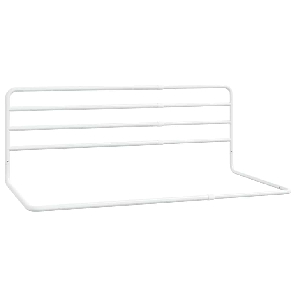 Kleinkind-Bettschutzgitter Weiß (76-137)X55 Cm Eisen