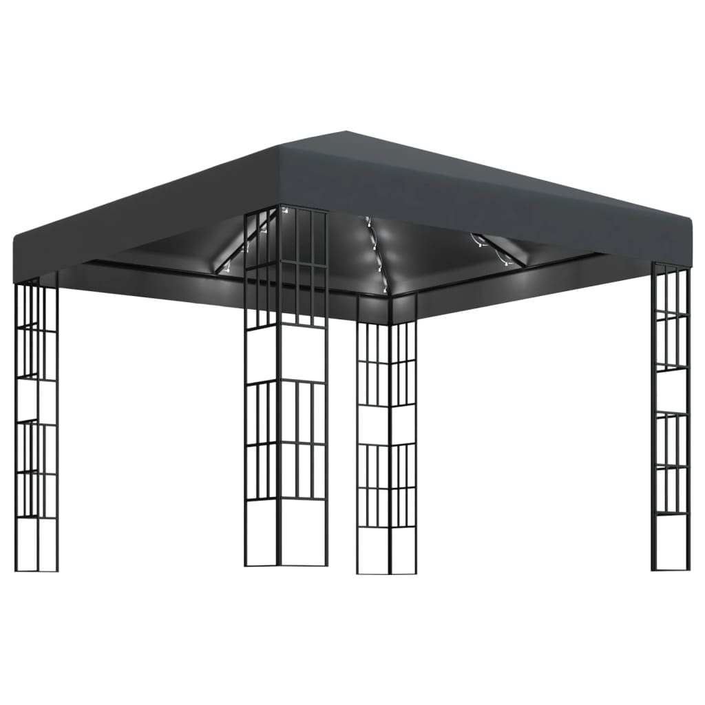 Pavillon Mit Led-Lichterkette