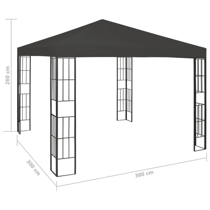 Pavillon Mit Led-Lichterkette