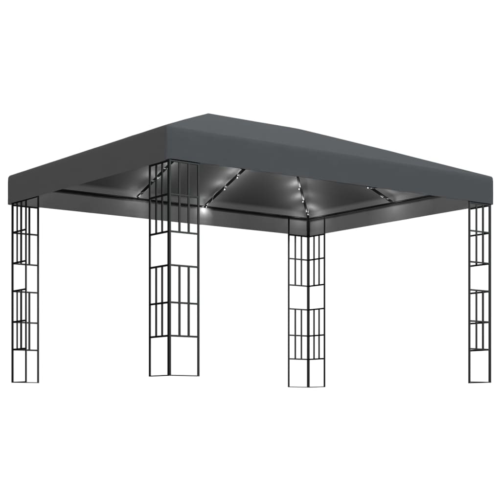 Pavillon Mit Led-Lichterkette