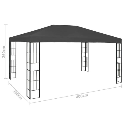 Pavillon Mit Led-Lichterkette