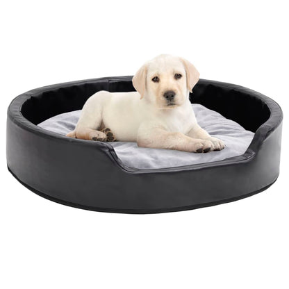 Hundebett Plüsch Und Kunstleder
