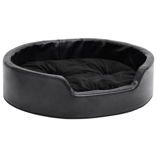 Hundebett Plüsch Und Kunstleder