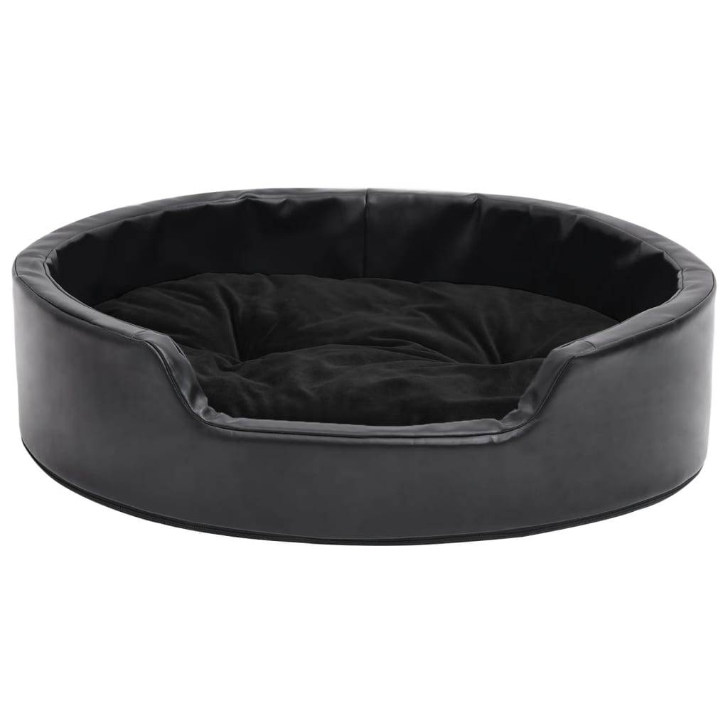 Hundebett Plüsch Und Kunstleder