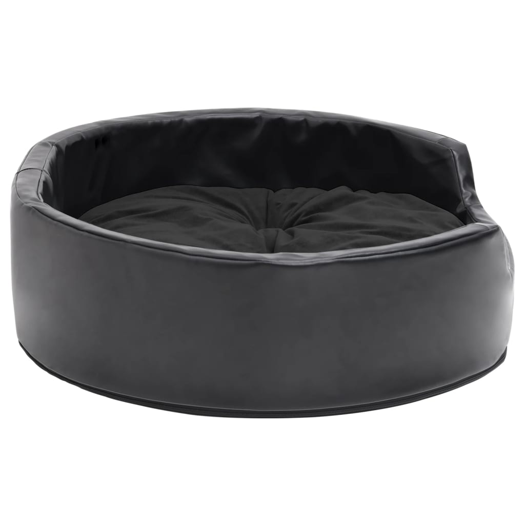 Hundebett Plüsch Und Kunstleder