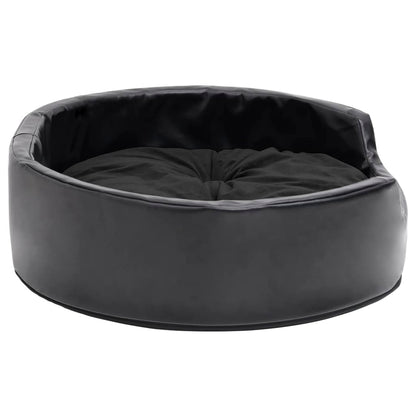Hundebett Plüsch Und Kunstleder