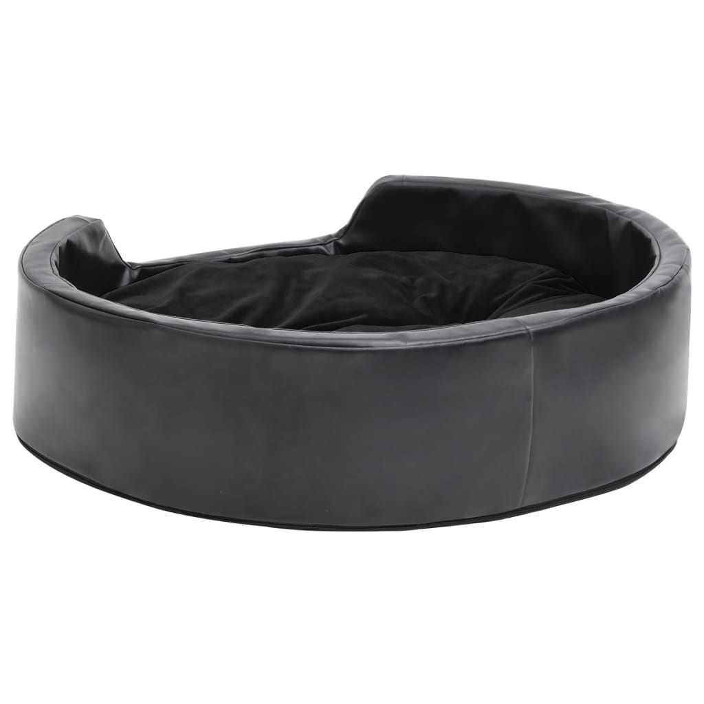 Hundebett Plüsch Und Kunstleder