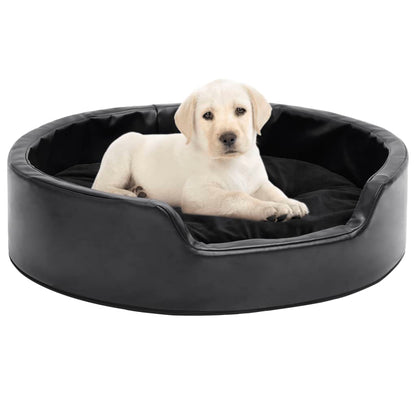Hundebett Plüsch Und Kunstleder