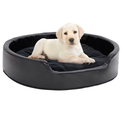 Hundebett Plüsch Und Kunstleder