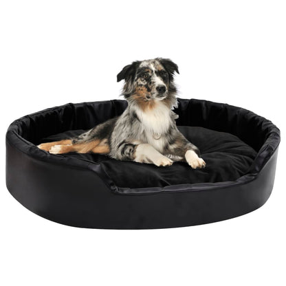 Hundebett Plüsch Und Kunstleder