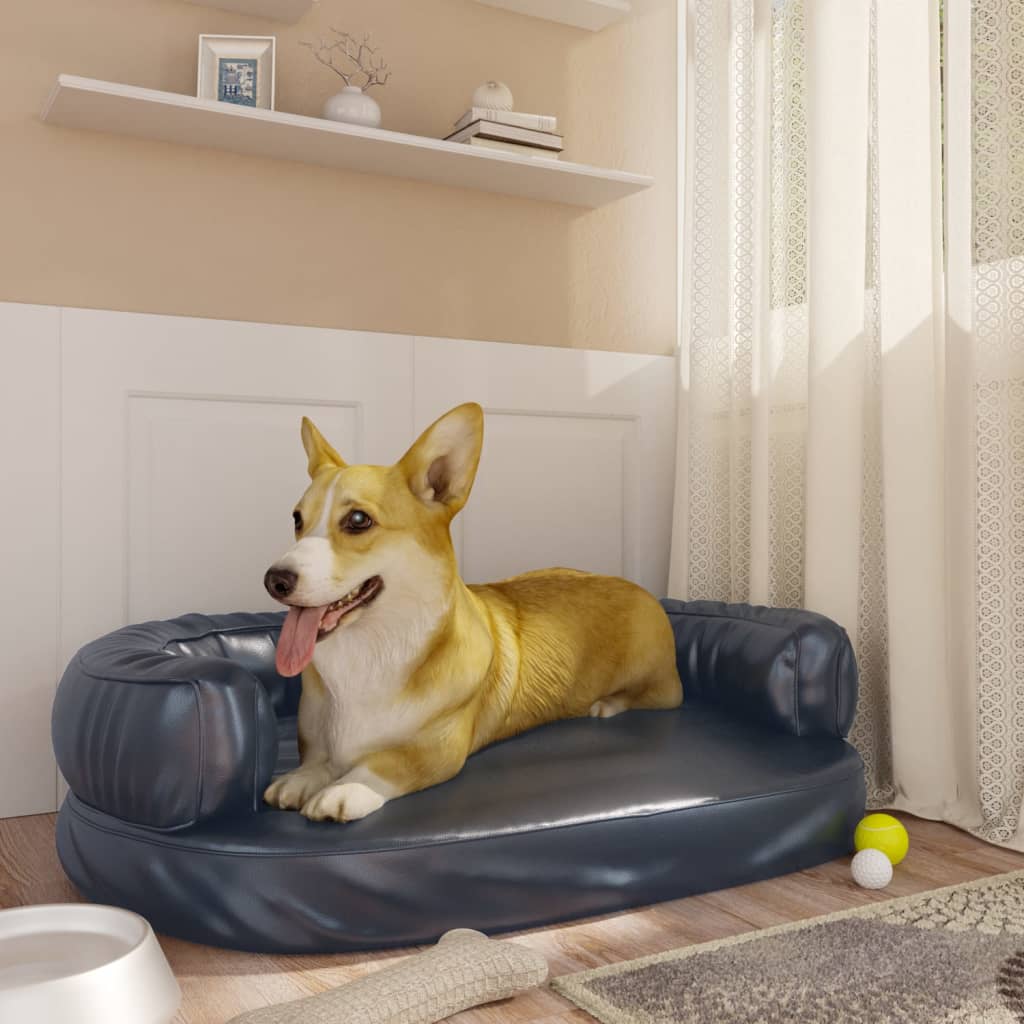 Hundebett Ergonomisch Schaumstoff Kunstleder