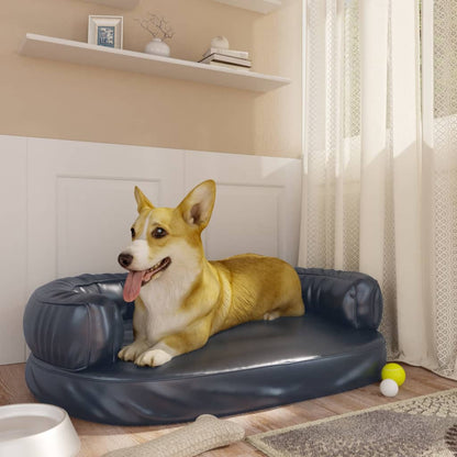 Hundebett Ergonomisch Schaumstoff Kunstleder