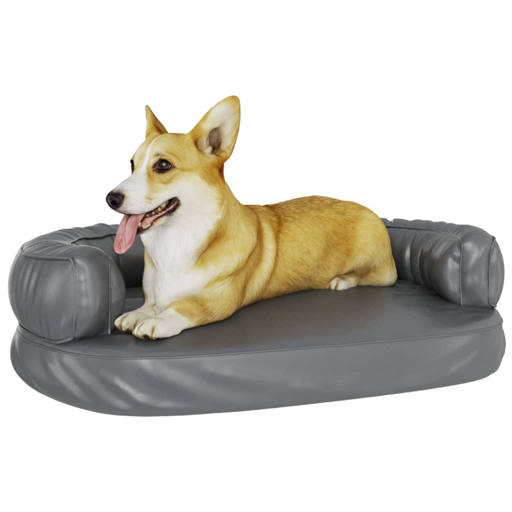 Hundebett Ergonomisch Schaumstoff Kunstleder