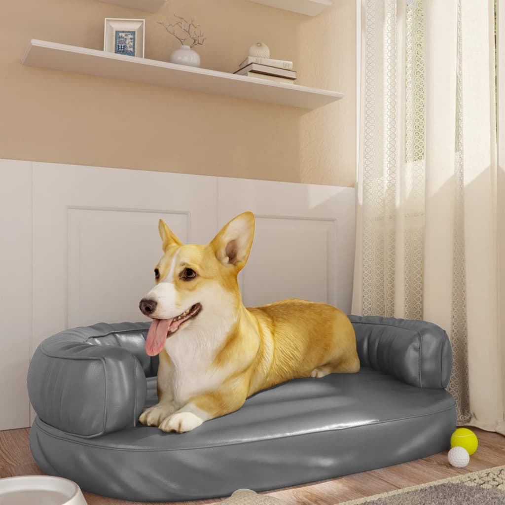 Hundebett Ergonomisch Schaumstoff Kunstleder