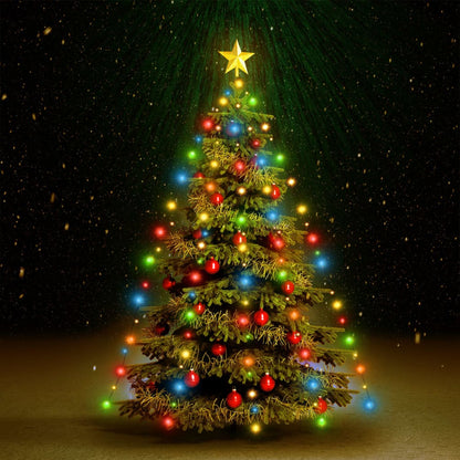 Weihnachtsbaum-Lichternetz Mit 180 Leds Mehrfarbig