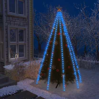 Weihnachtsbaum-Lichternetz Mit 180 Leds Blau