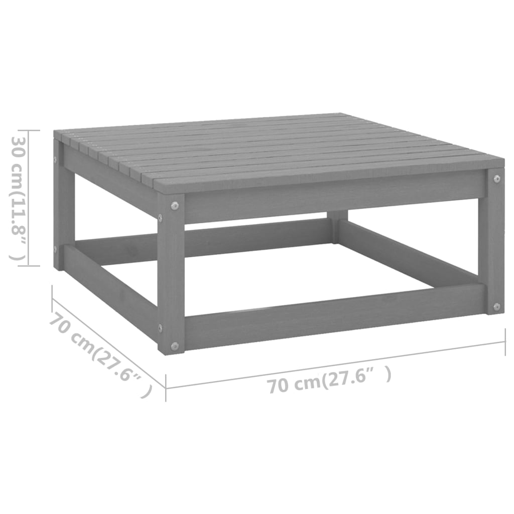 5-Tlg. Garten-Lounge-Set Massivholz Kiefer