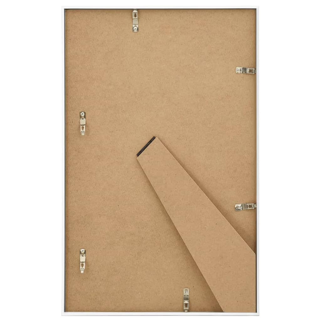 Bilderrahmen Collage 3 Stk. Für Tisch Weiß 13X18 Cm Mdf