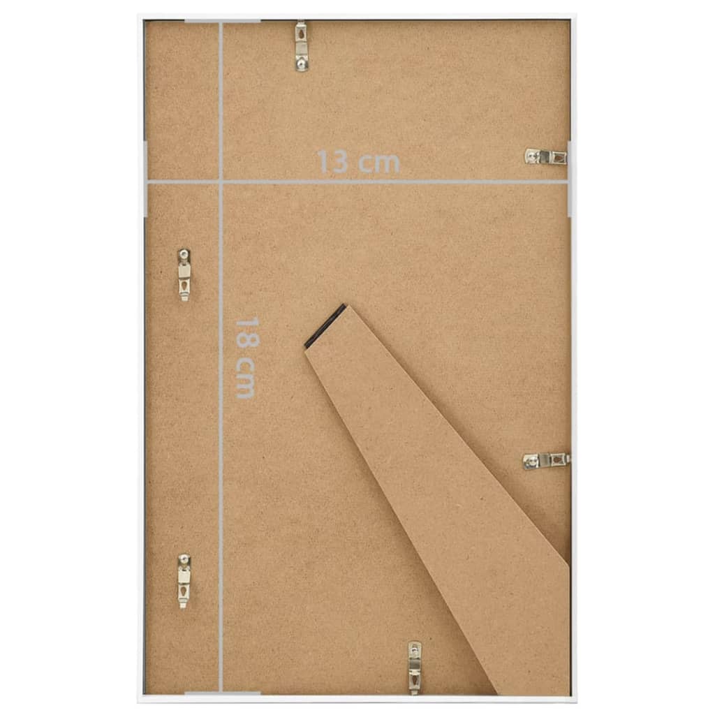 Bilderrahmen Collage 3 Stk. Für Tisch Weiß 13X18 Cm Mdf