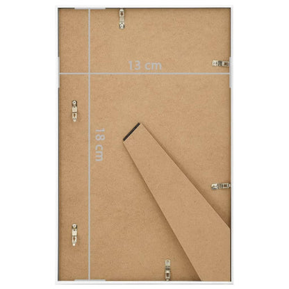Bilderrahmen Collage 3 Stk. Für Tisch Weiß 13X18 Cm Mdf