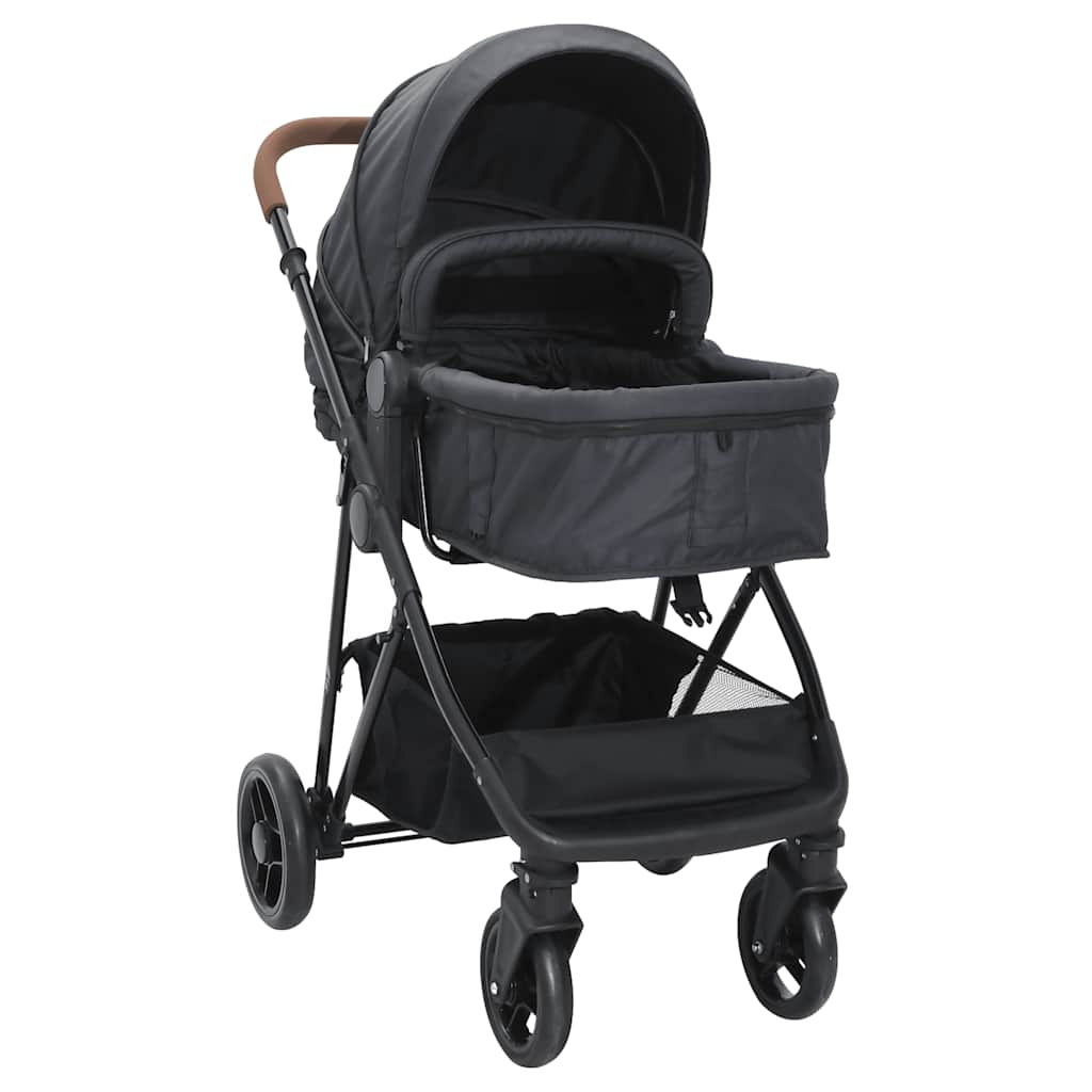 Kinderwagen Und Schwarz Stahl