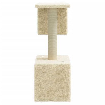 Kratzbaum Mit Sisal-Kratzsäulen 60 Cm