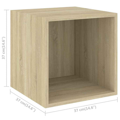 5-Tlg. Tv-Schrank-Set Sonoma-Eiche Holzwerkstoff