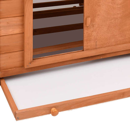 Hühnerstall 150X96X110 Cm Massivholz Tanne